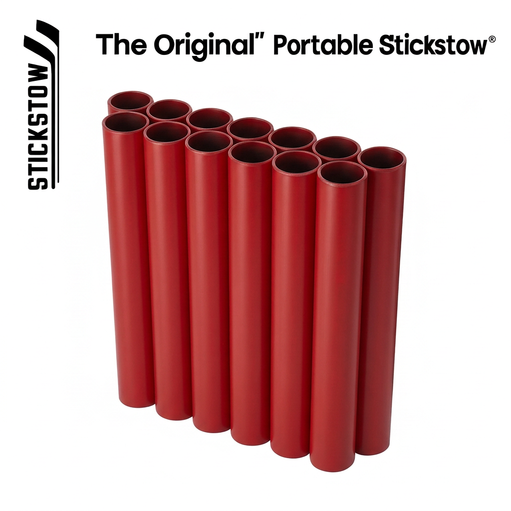 Red Stickstow Original hockey stick organizer