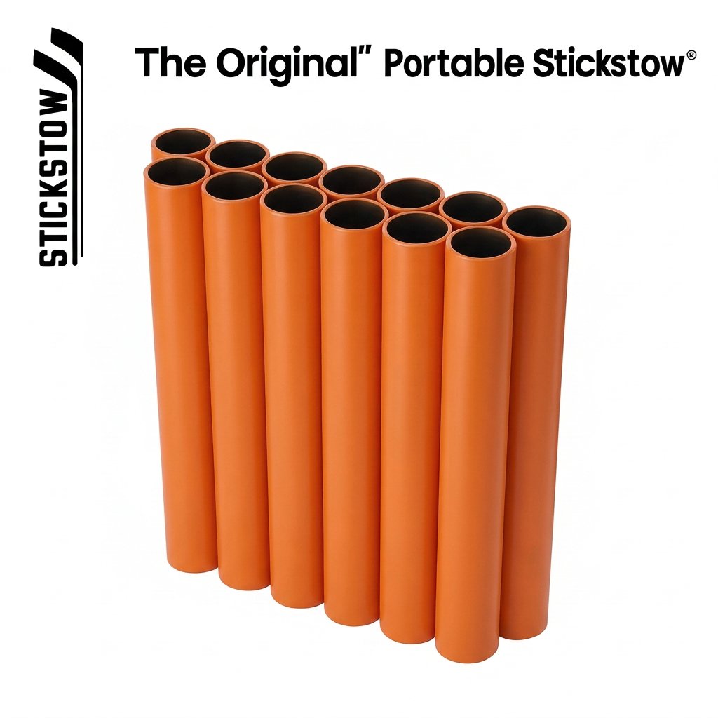 Orange Stickstow Original hockey stick organizer