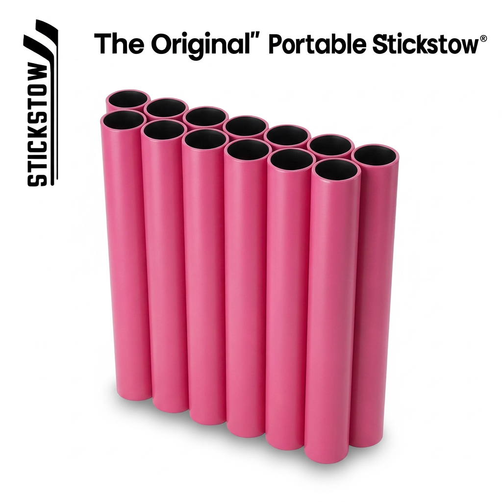 Pink Stickstow Original hockey stick organizer