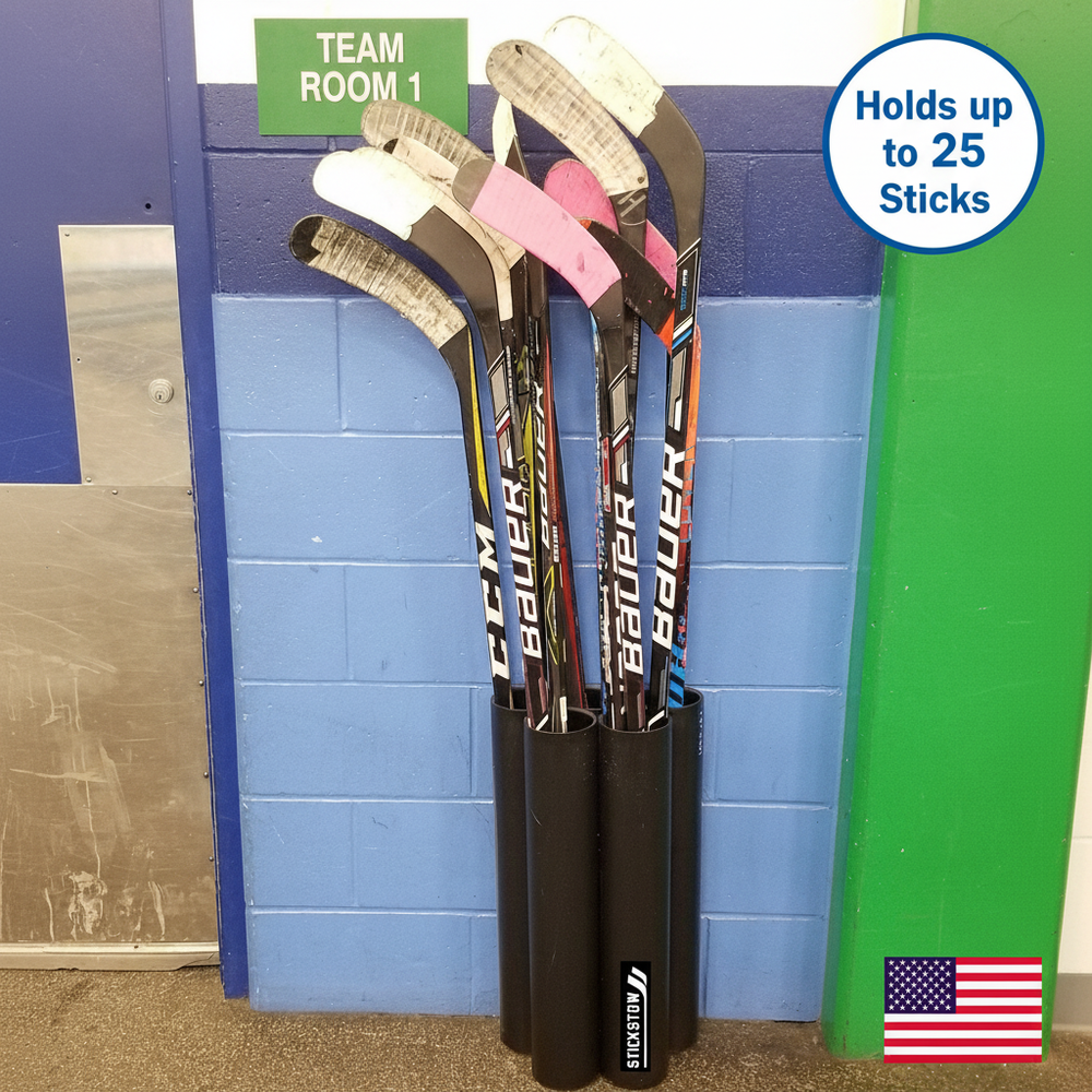 Players Rack - Holds up to 25 Sticks sticker top right