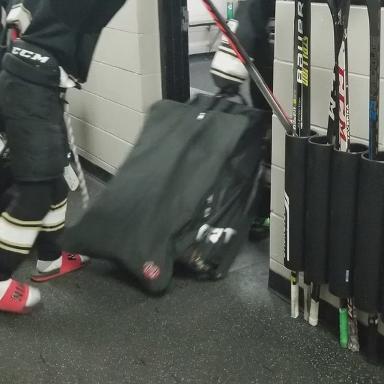 Hockey Stick Storage Rack that easily holds (30+) Wall Mounted locker room tough