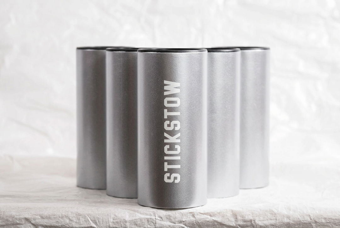 Silver baseball bat holder