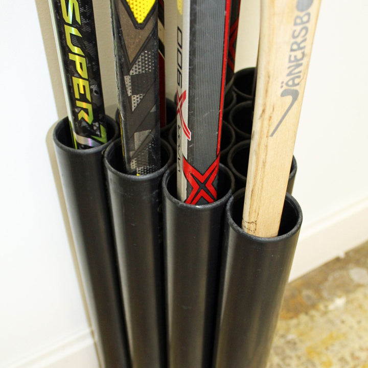 Stickstow #10: Compact Hockey Stick Holder for 1 - 2 Players - Stickstow