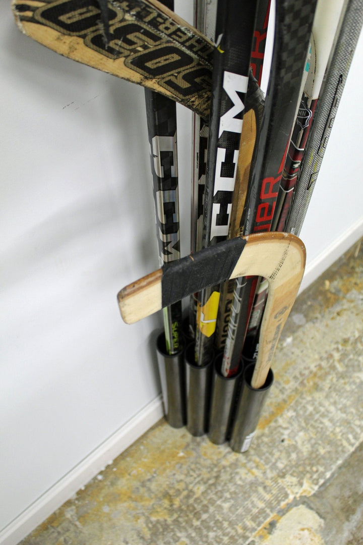 Stickstow #10: Compact Hockey Stick Holder for 1 - 2 Players - Stickstow
